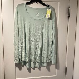NWT All In Motion Size L Mint Green Women's Top